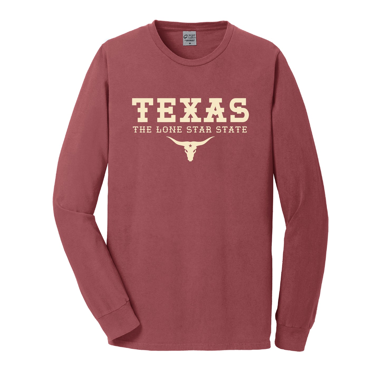 Texas Lone Star State Mens Long Sleeve Shirt