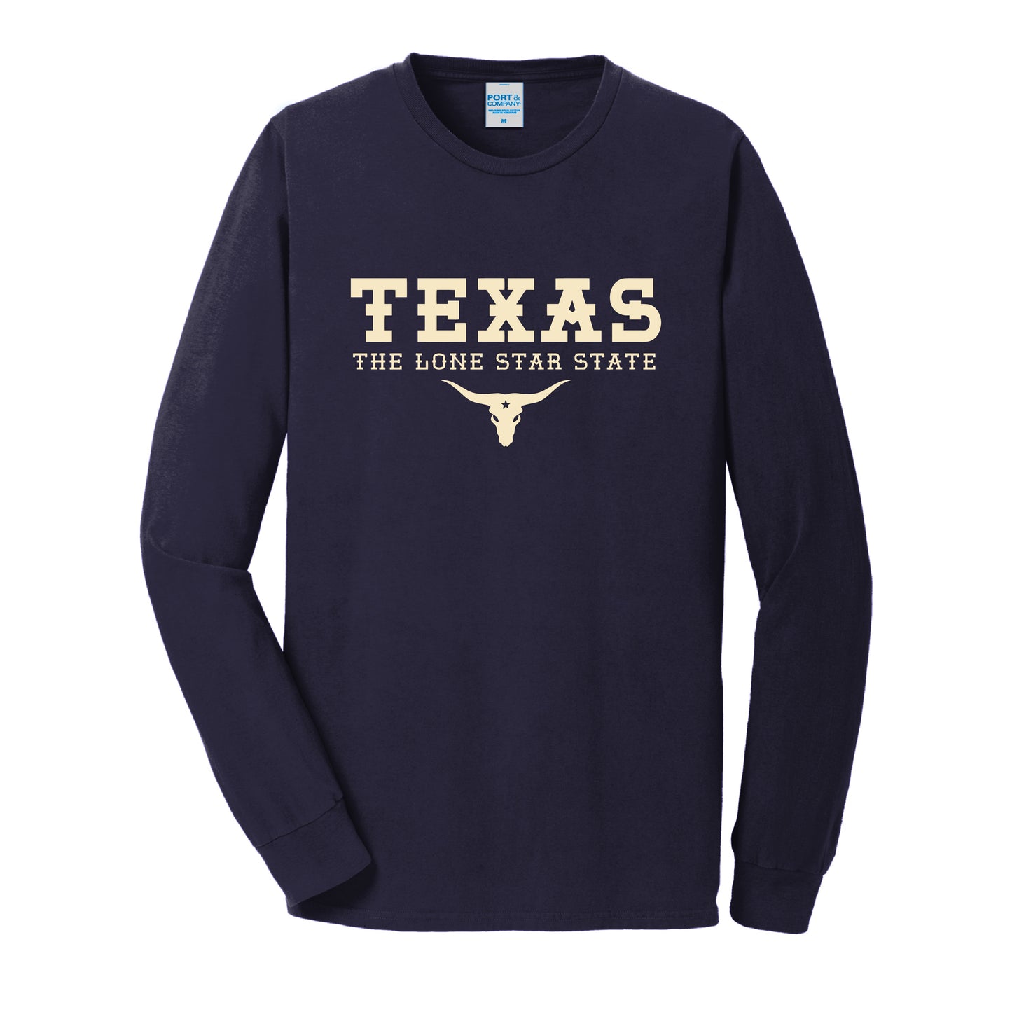 Texas Lone Star State Mens Long Sleeve Shirt